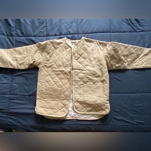 Seek Shelter Quilted Milo Coat in Ginger